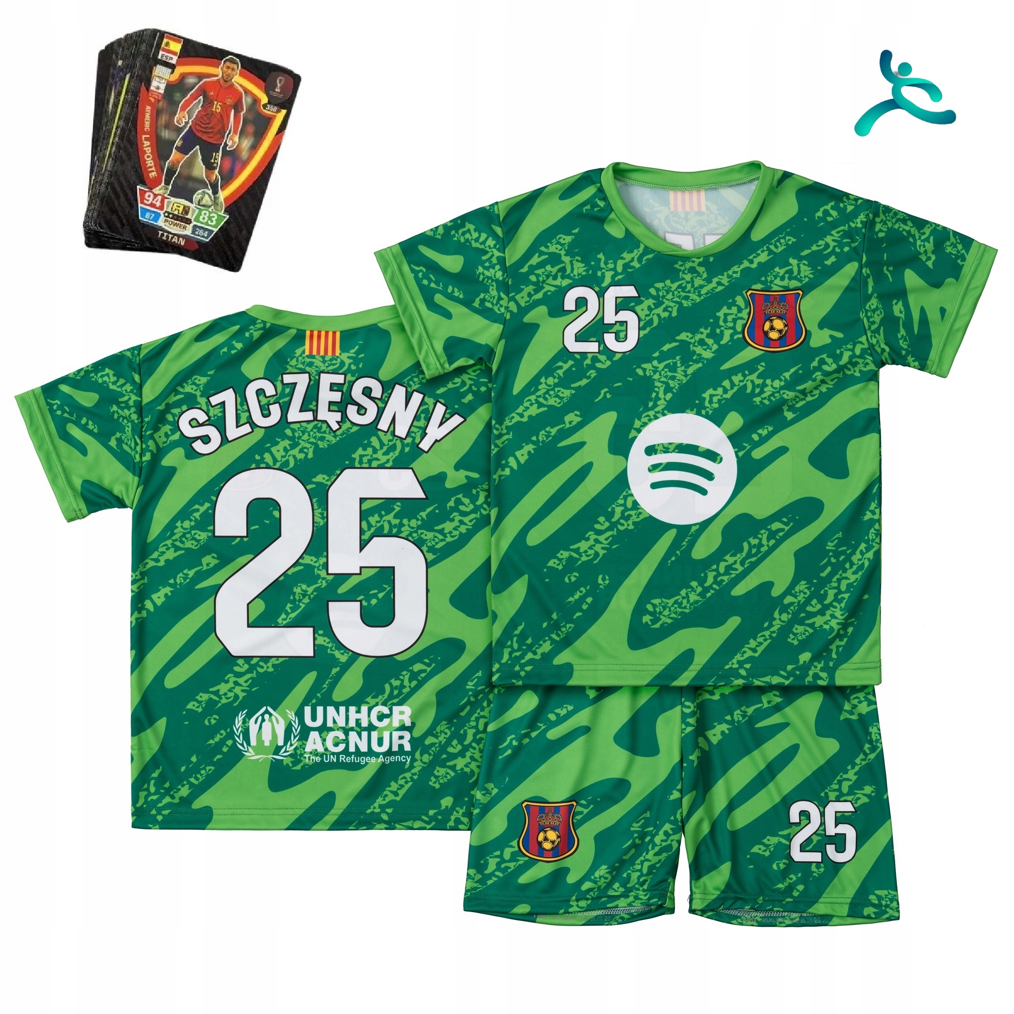 Strój komplet piłkarski Szczęsny rozm. 122