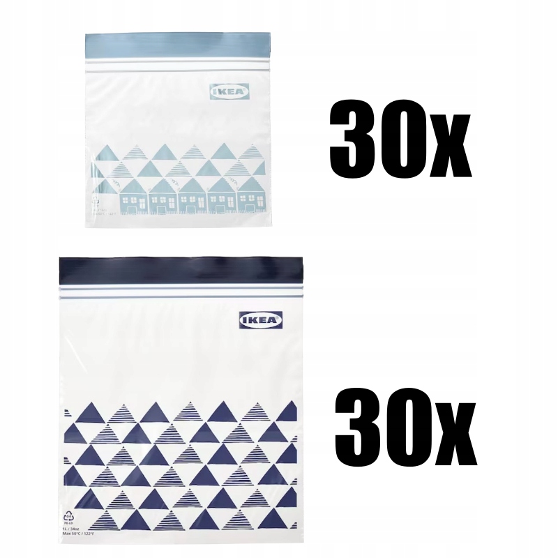 IKEA ISTAD Woreczki Torebki Strunowe Żywność110szt Kod producenta 110SRN