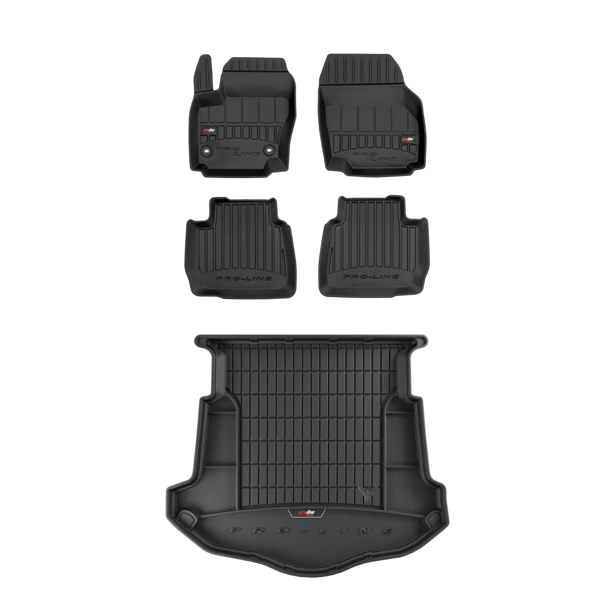 Frogum 3D Sada gumových koberců a rohože s logem pro Ford Mondeo IV 2007-2014