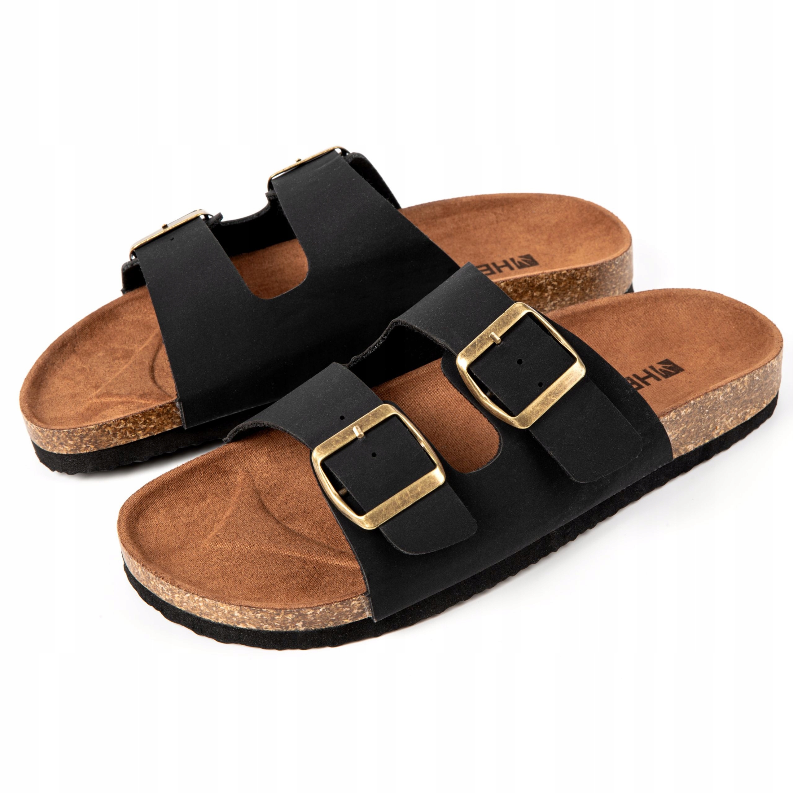 KLAPKI DAMSKIE HEYO PROFILOWANE KORKOWE KOMFORTOWE Z KLAMRĄ 36 Kod producenta HKK01