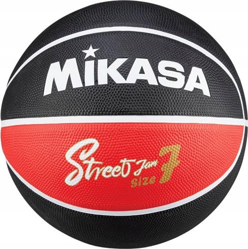 Piłka Do Koszykówki Koszykowa Mikasa Czarno-czerwona BB702B-BKRW r 7