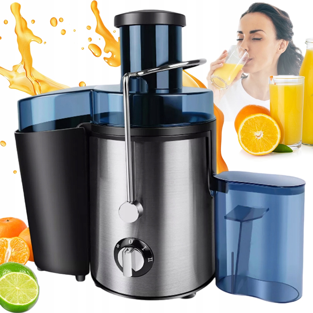 1000W Vysokootáčkový Odšťavňovač Na Ovoce Džusy Koktejly 500 ml 2 Rychlosti