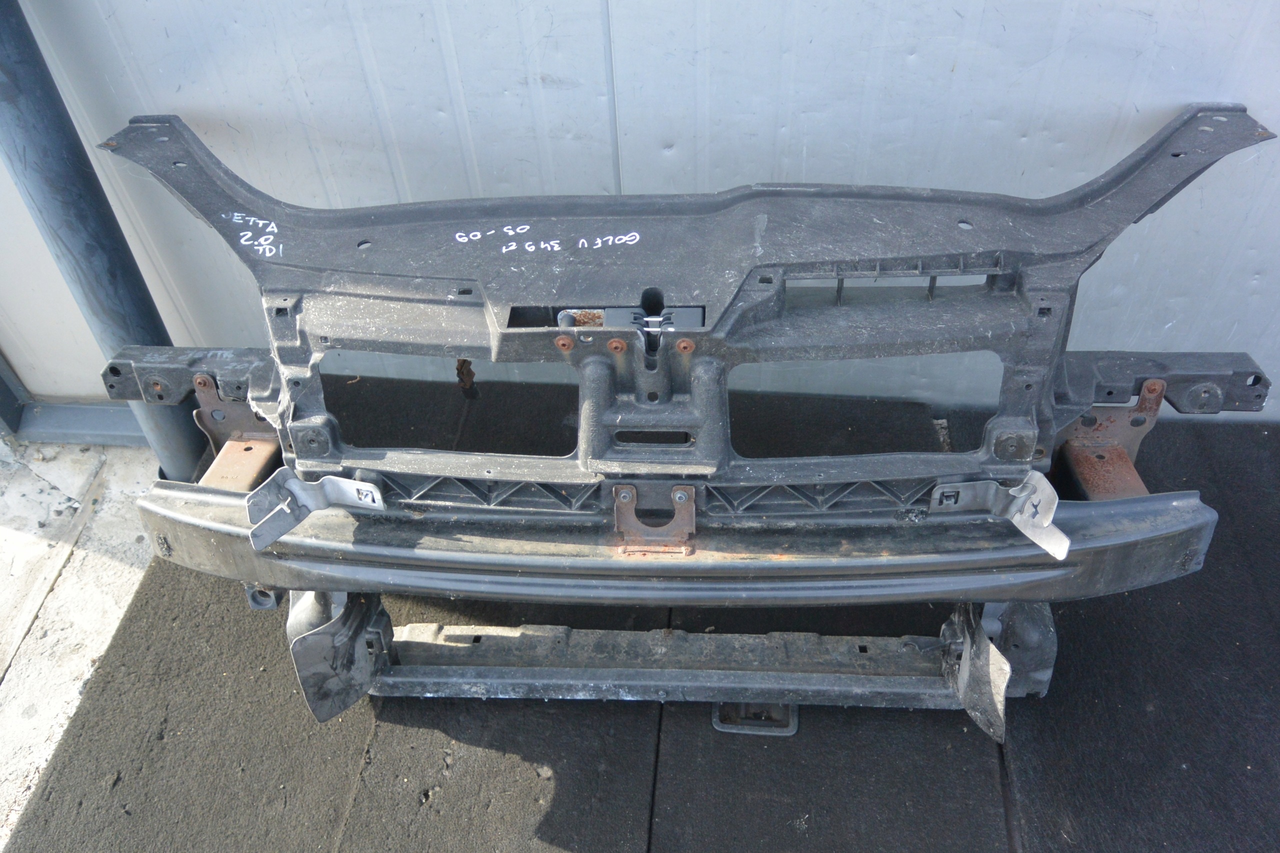 support panel for radiators pillar bumper support 2003-2009R VW GOLF V 1K0805588G KPL