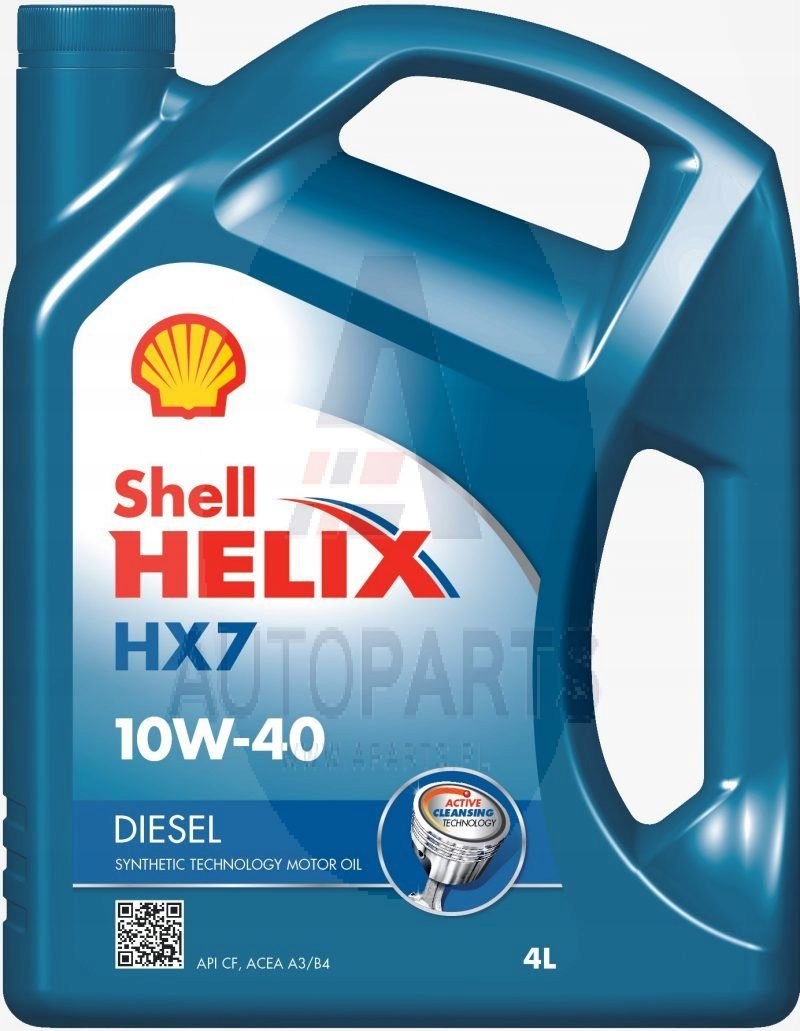 

Olej silnikowy półsyntetyczny Shell Helix HX7 Dies
