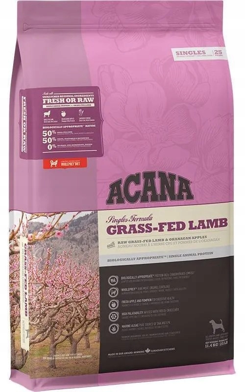 Acana Singles Grass-Fed Lamb 11,4 kg Acana