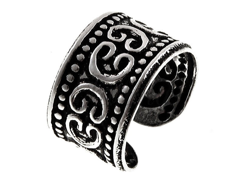 NAUSZNICA OPONKA ZACISK WZÓR ORIENTALNY k2089