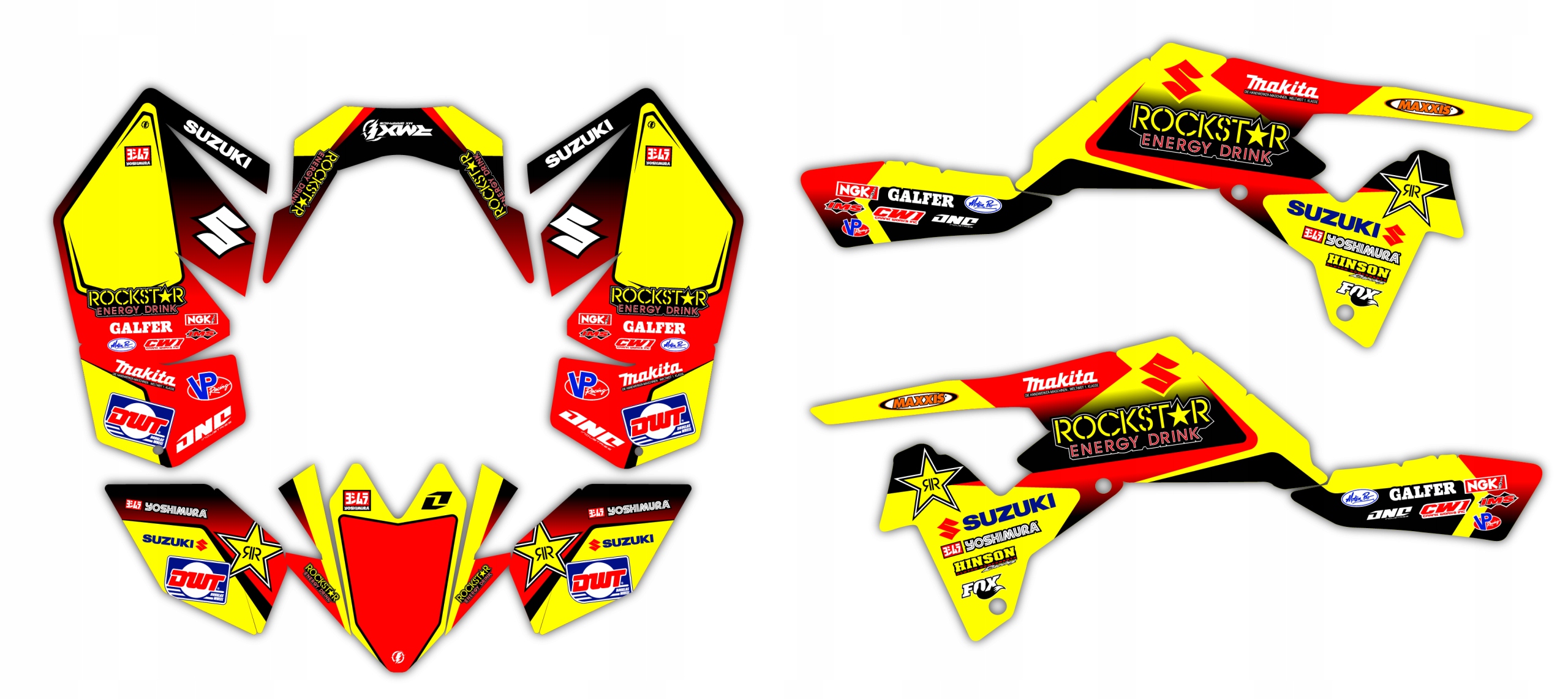 Dyha Nálepky štvorkolka Suzuki Ltr 450