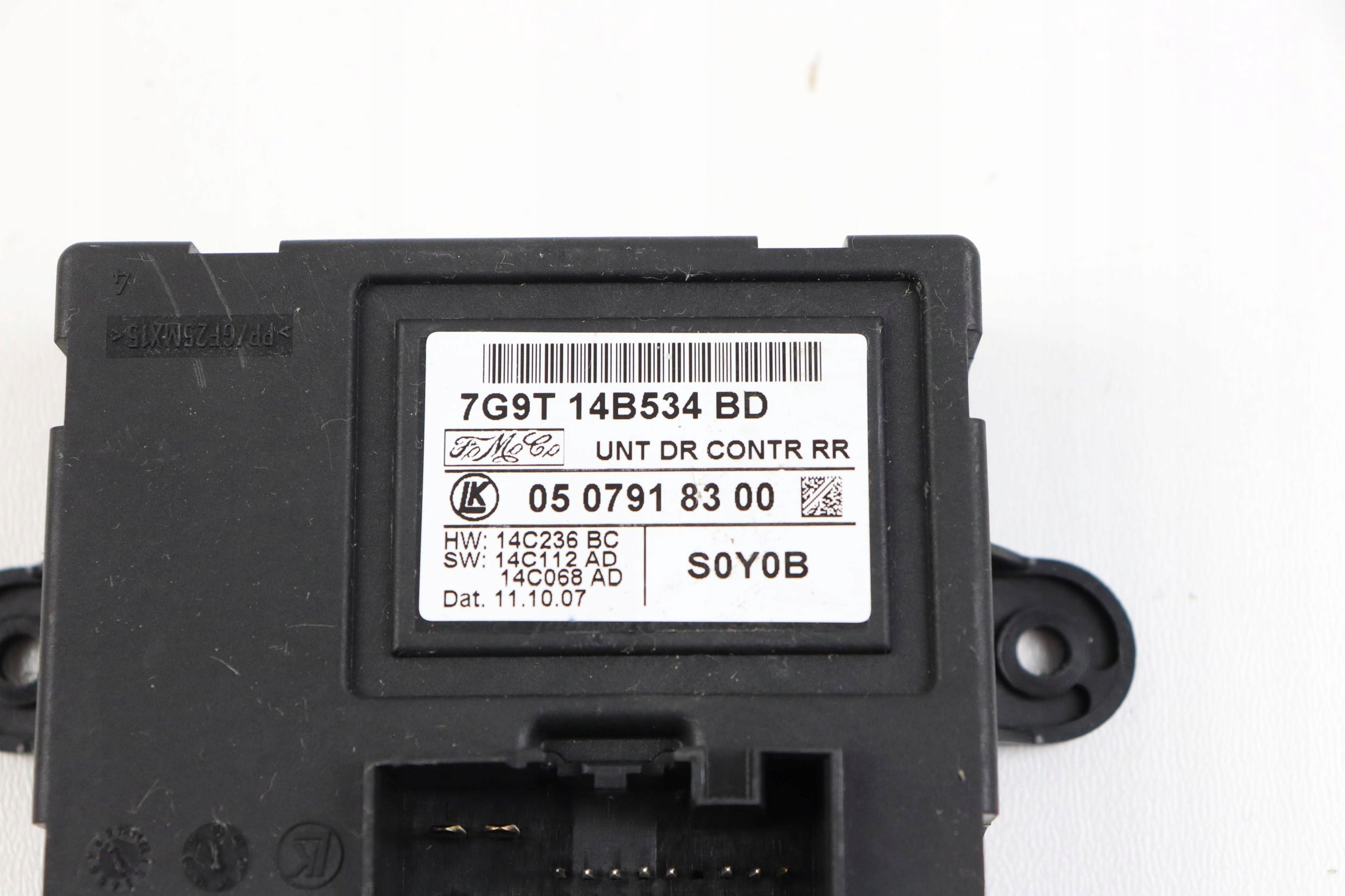 FORD MONDEO MK4 IV module control unit door KOMBI 7G9T-14B534-BD