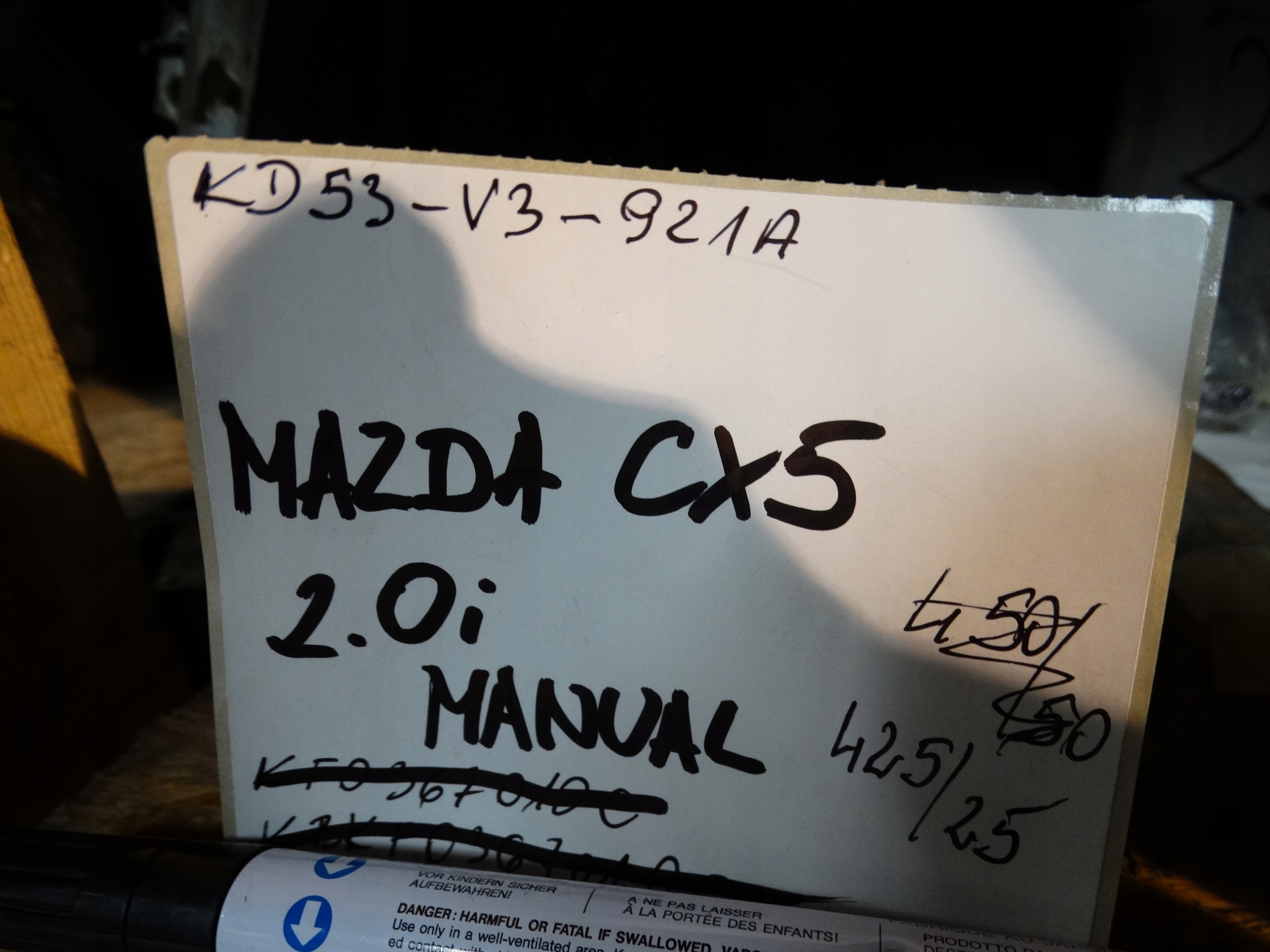 CÂBLAGE ÉLECTRIQUE MAZDA CX5 2.0I MANUAL 1