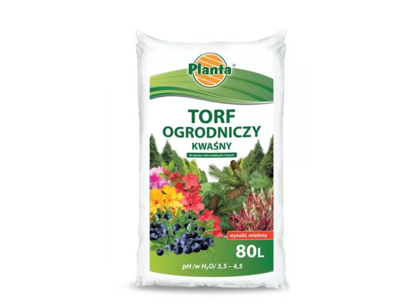 

Torf ogrodniczy kwaśny 80l pH 3,5-4,5