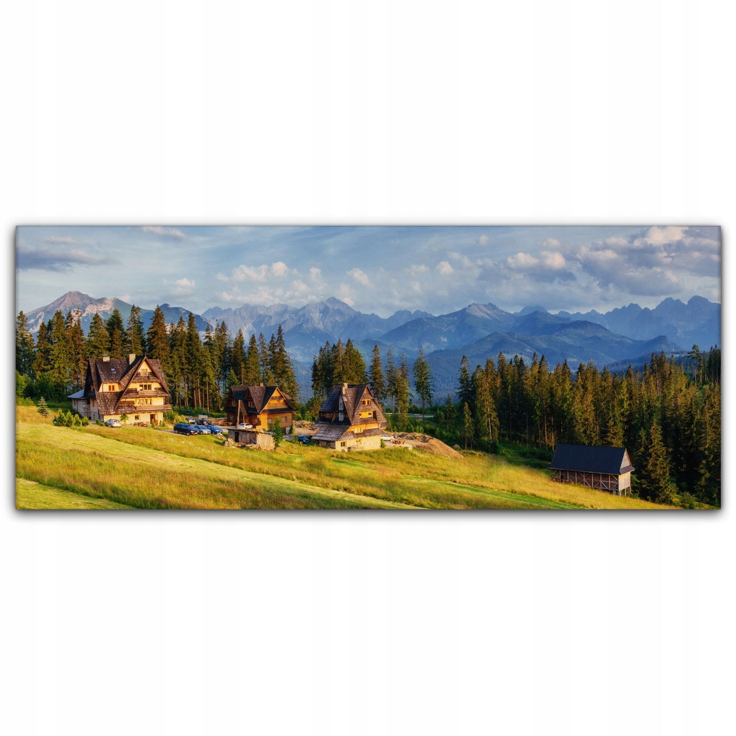 Canvas na rámu na zeď 125x50 Architektura Dům