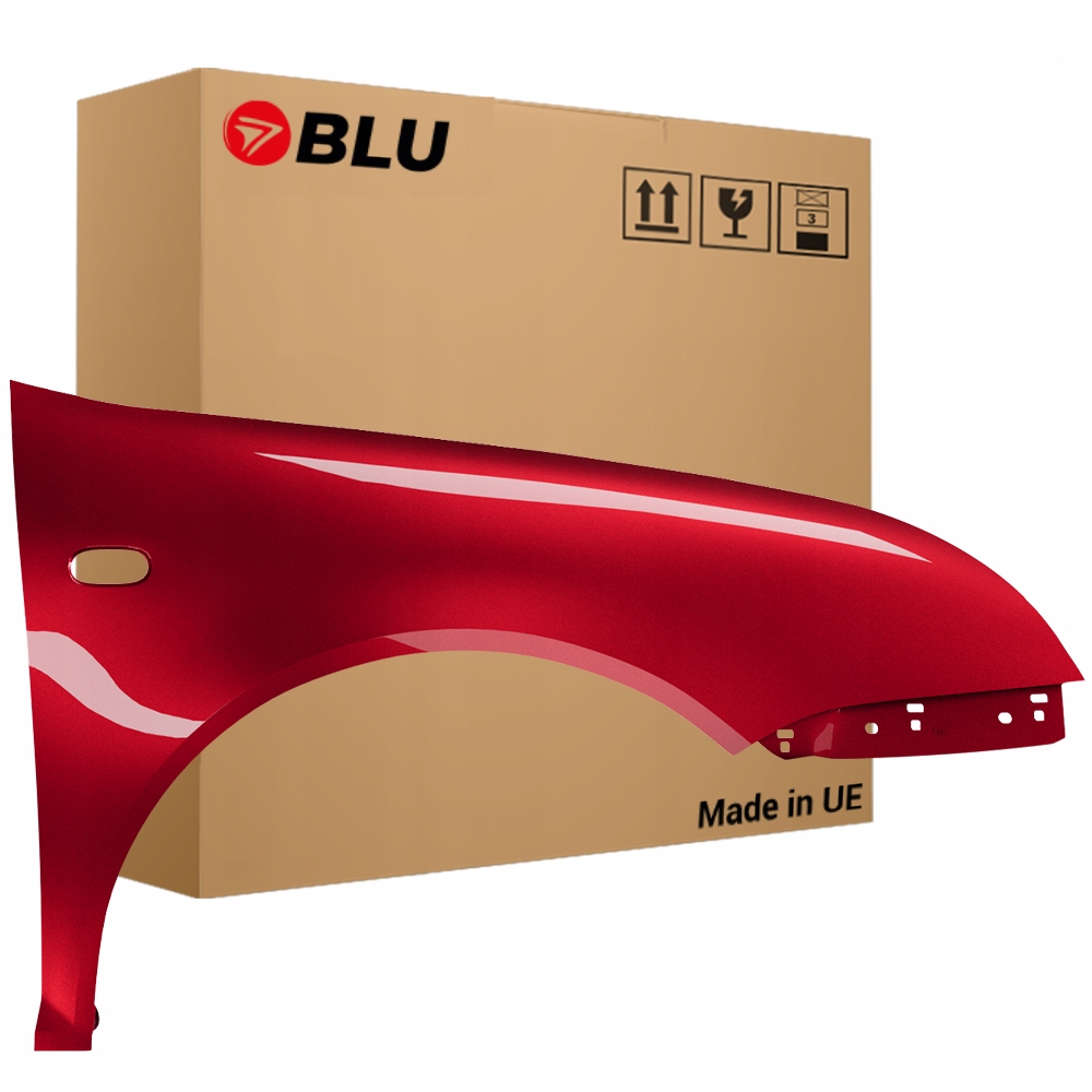 Blu Blatník Vw Bora LC3K pravý červený 98-05 1J přední