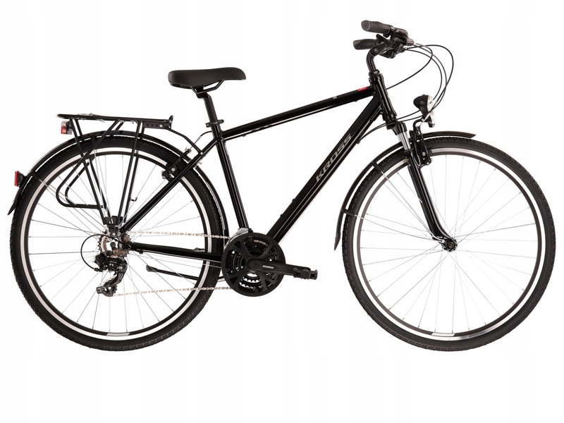 Rower trekkingowy Kross Trans 1.0 rama 17 cali koło 28 " czarny