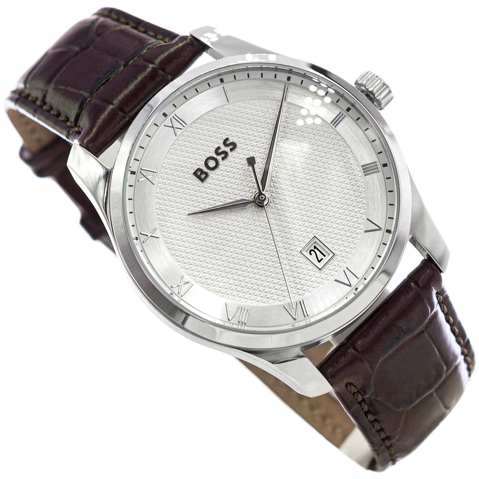 Męski Zegarek Hugo Boss 1514114 Principle Klasyczny Na Pasku