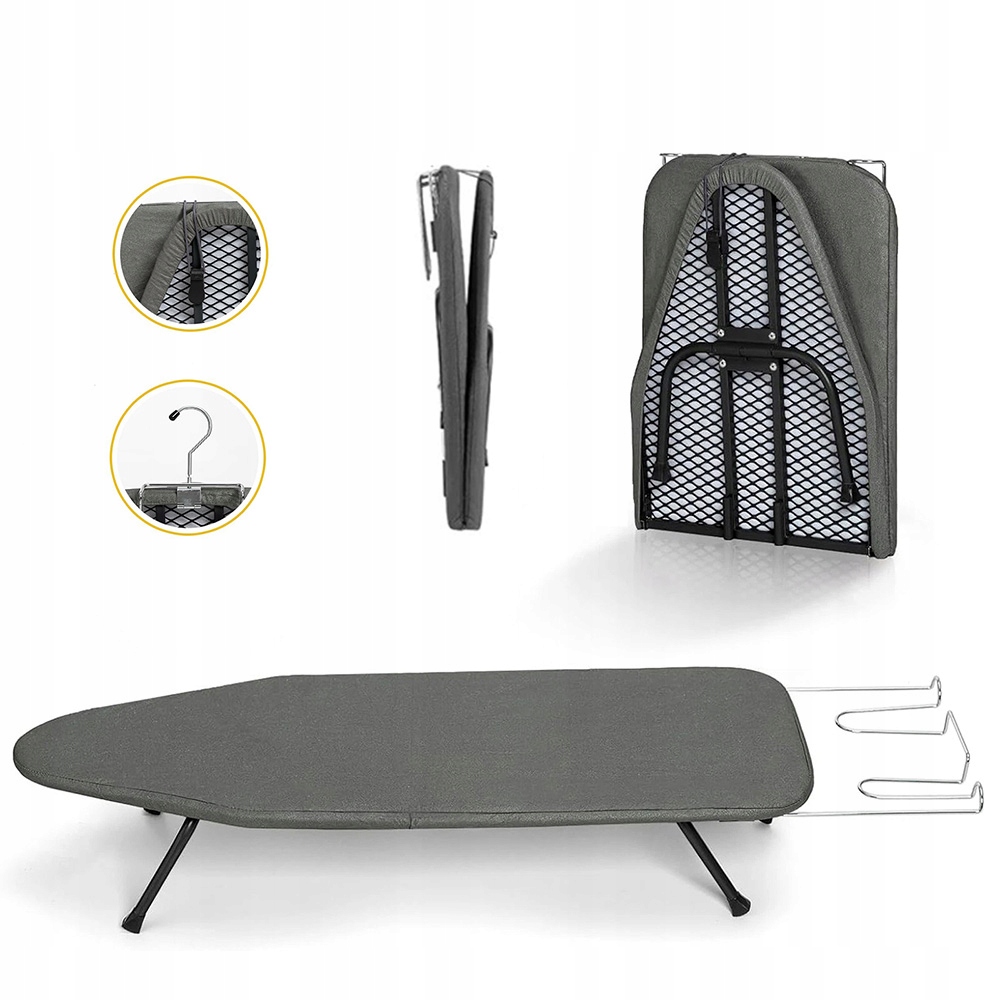 Levně Žehlicí Prkno Široká Pracovní Deska 76,2 x 29 CM Skládací S loketní opěrkou