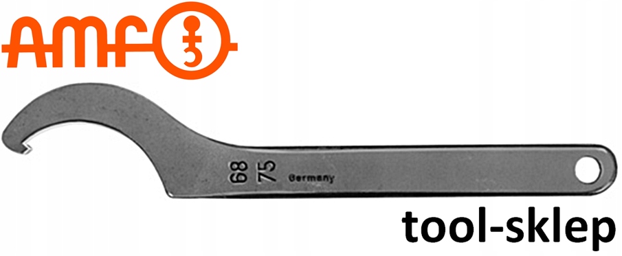 КЛЮЧ КРЮКА ДИН1810А С НОСОМ 180-195ММ АМФ