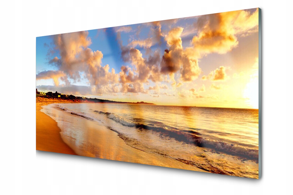 Obraz na skle Ocean Pláž Krajina 100x50