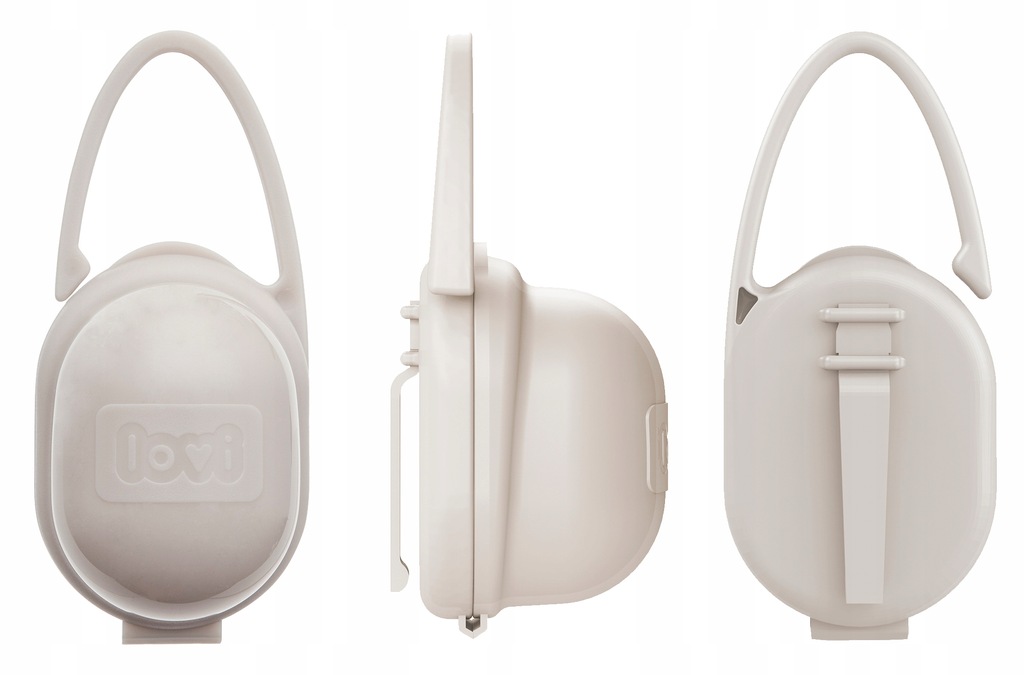 LOVI Etui Pudełko Na Smoczek Uchwyt 13/111 Beżowy Kolor odcienie brązu i beżu