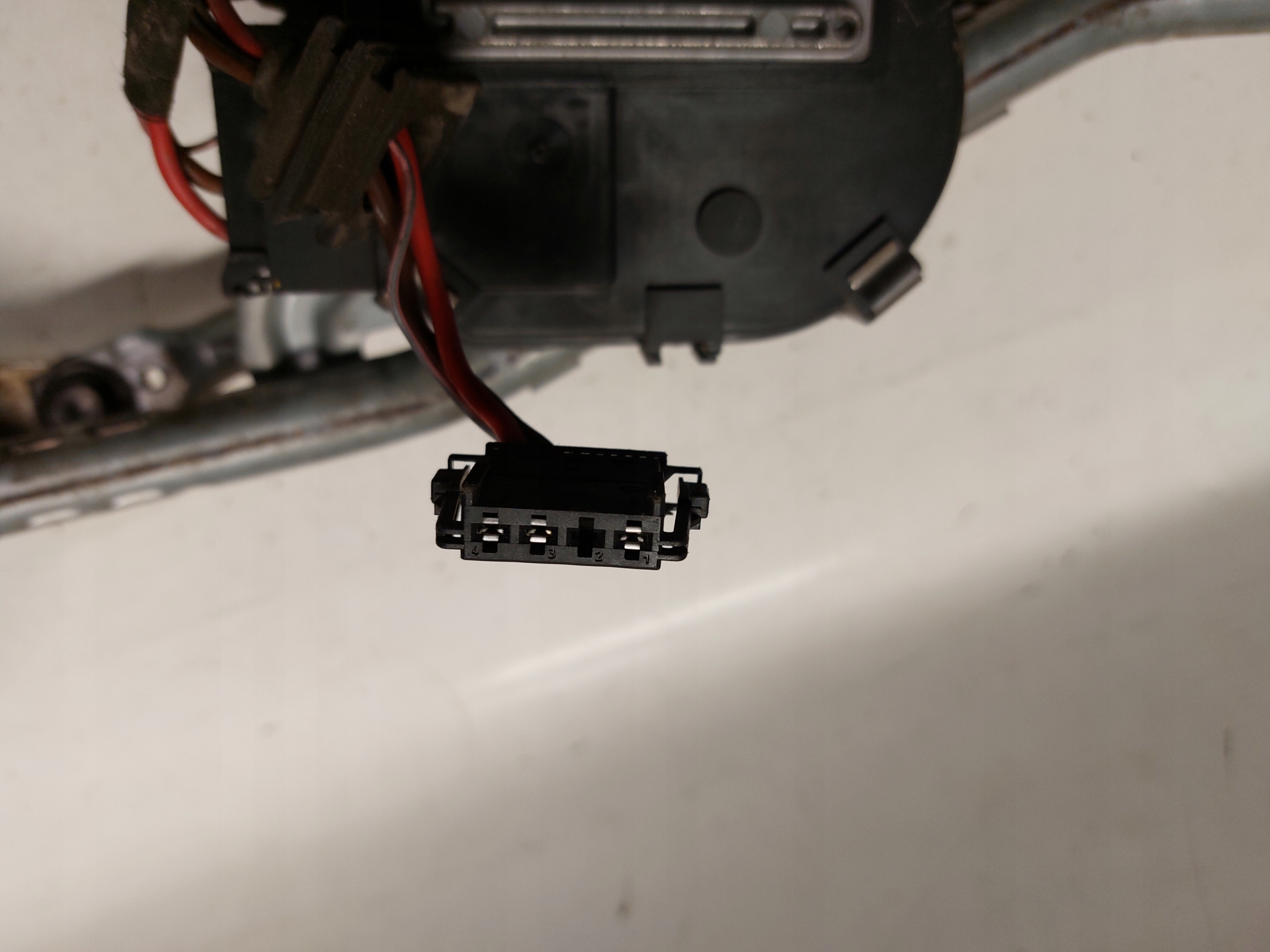 Mercedes-Benz W211 wiper mechanism front
