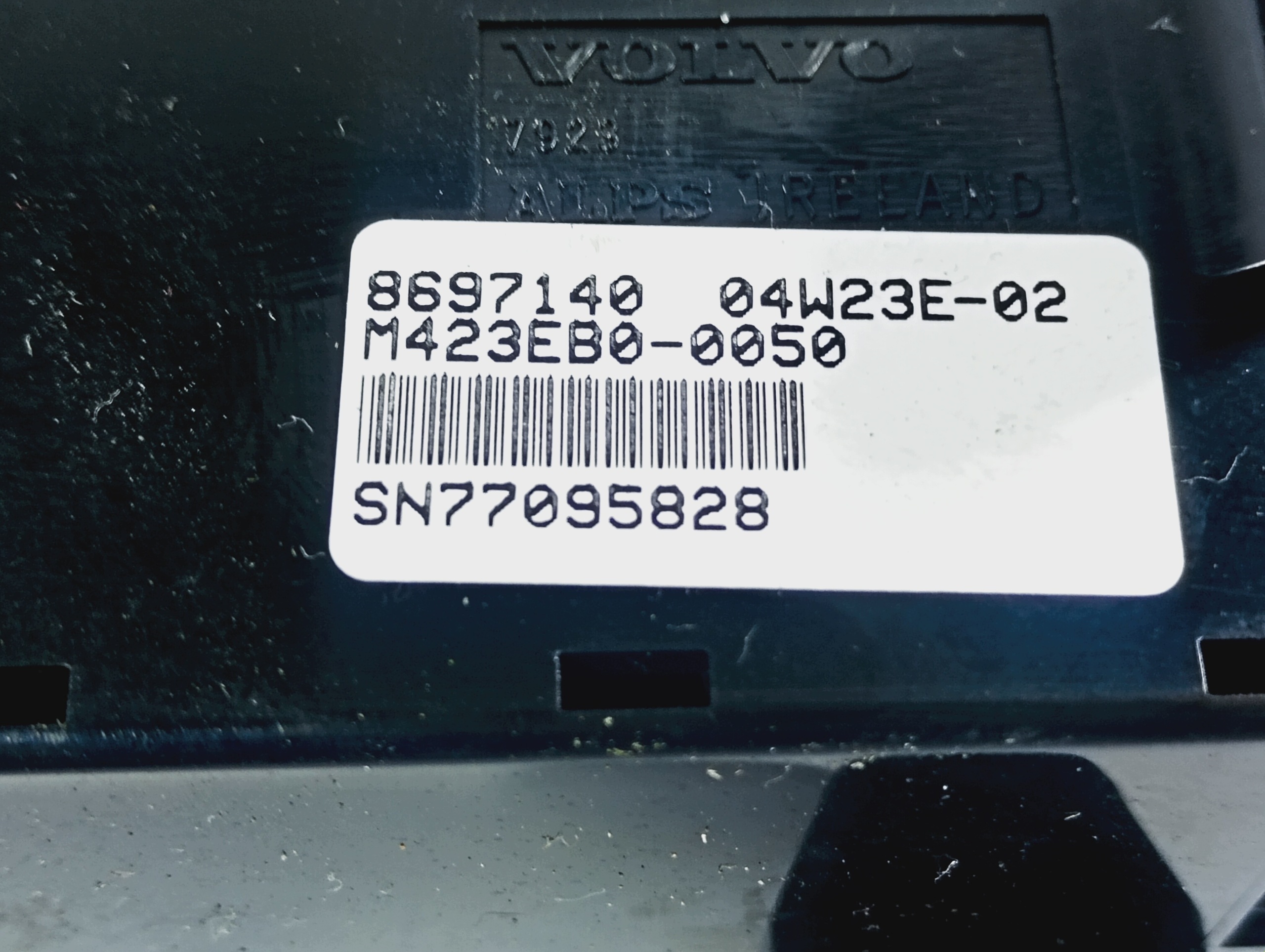 switch switch air conditioning control panel OE 8697140 VOLVO V70 2 II 01-07
