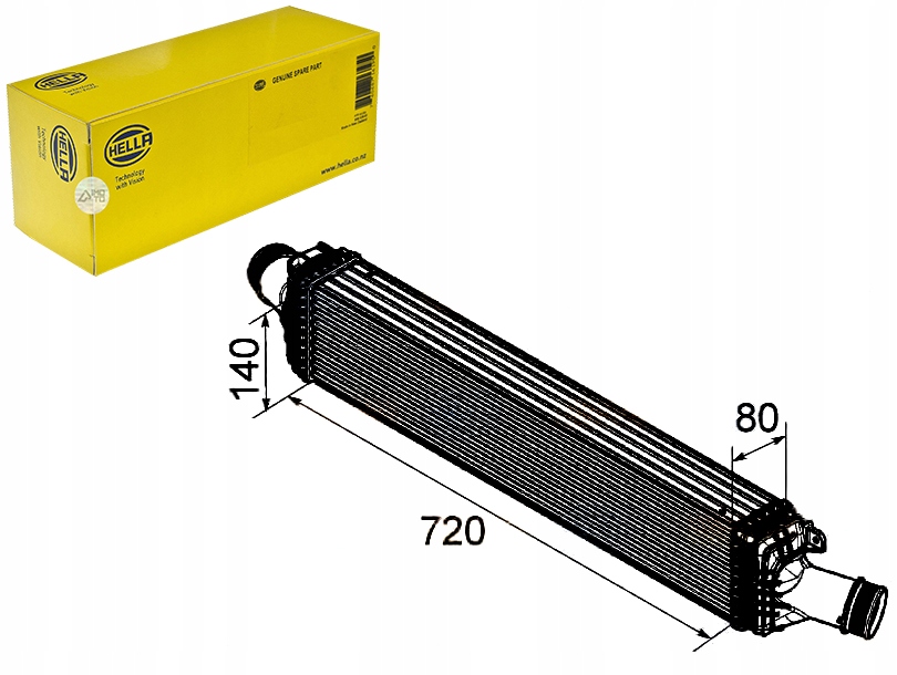 INTERCOOLER HELLA 8K0145805E 487024N AI4319 AIA431