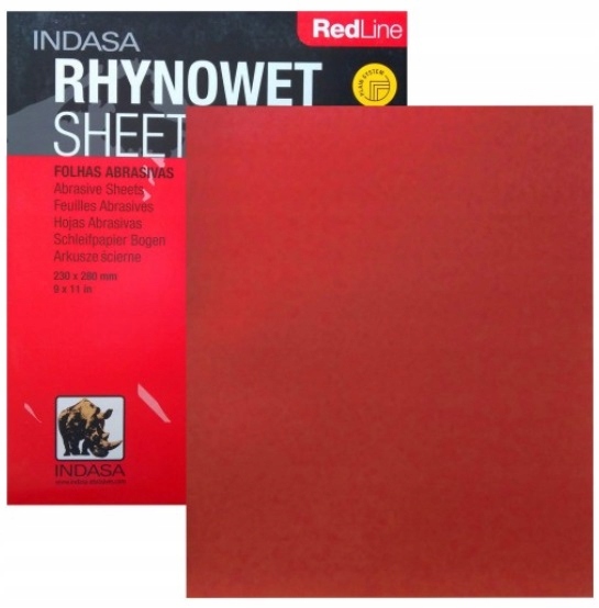 

Indasa Arkusz Ścierny Wodny Czerwony Red Line P500