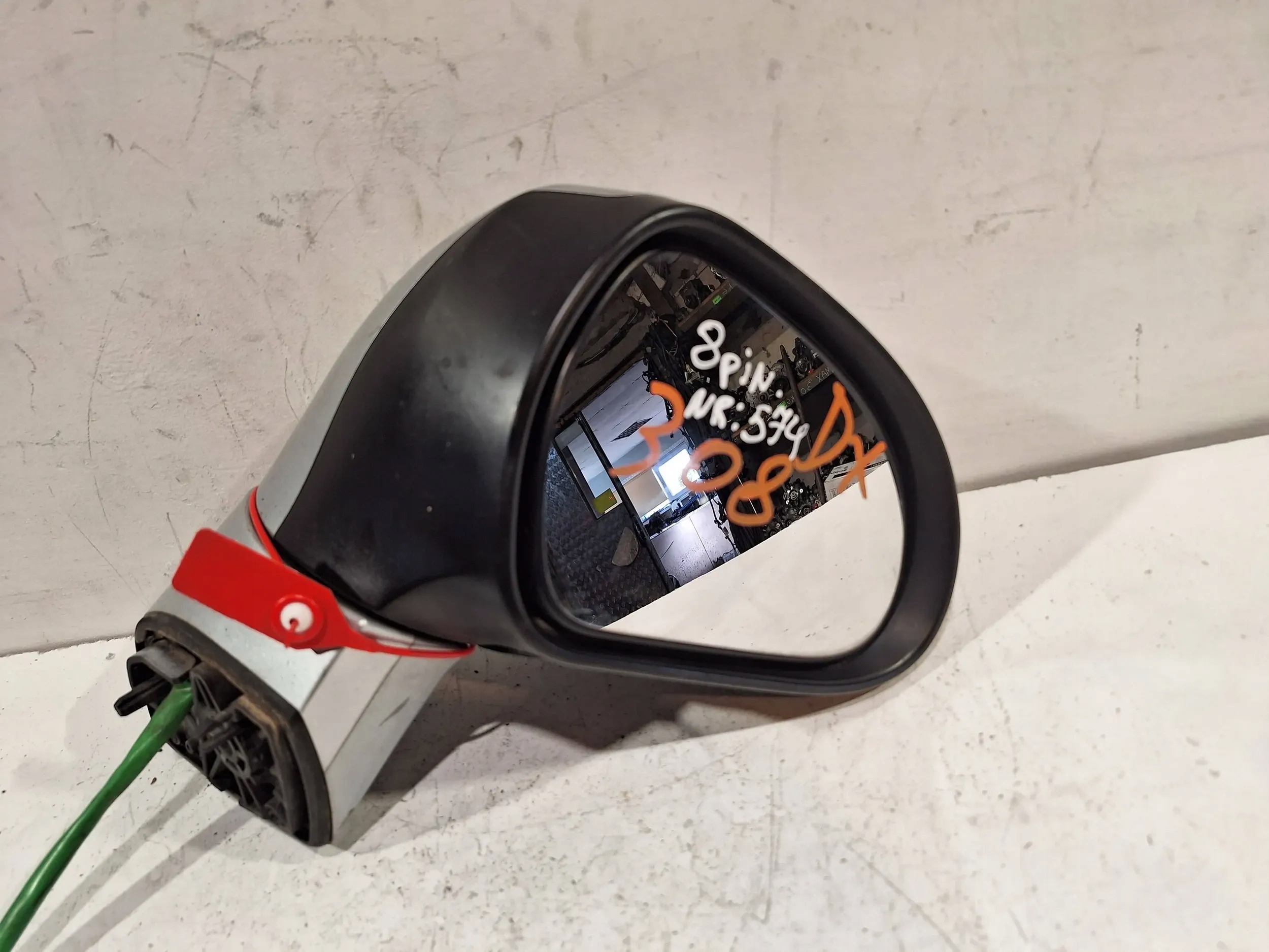 SPECCHIETTO RETROVISORE ESTERNE DESTRO PEUGEOT 308 E 07- EU 8 PIN
