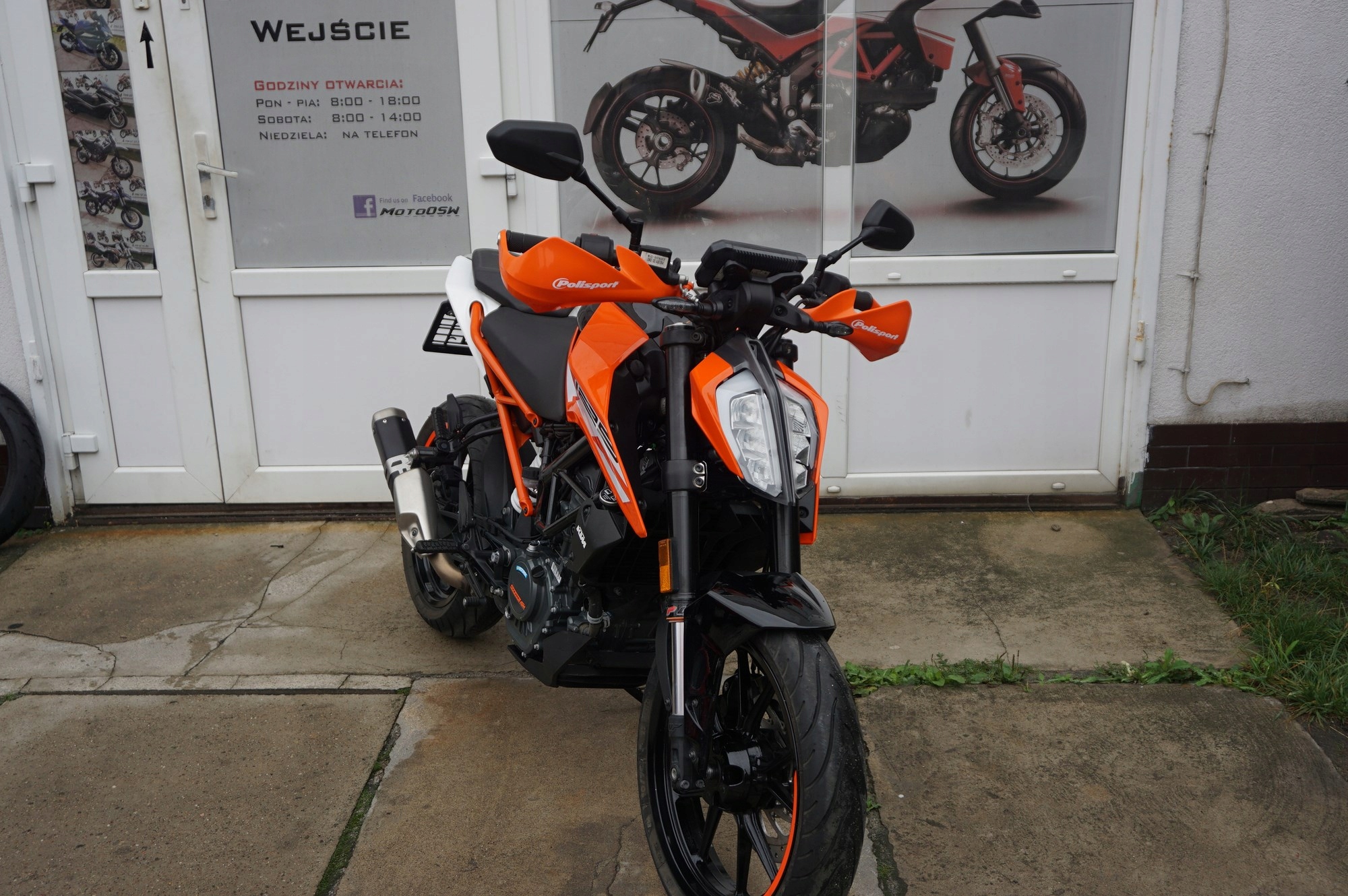 KTM Duke 125 390 690 2011-21 lusterka KOMPLET TOP Producent inny