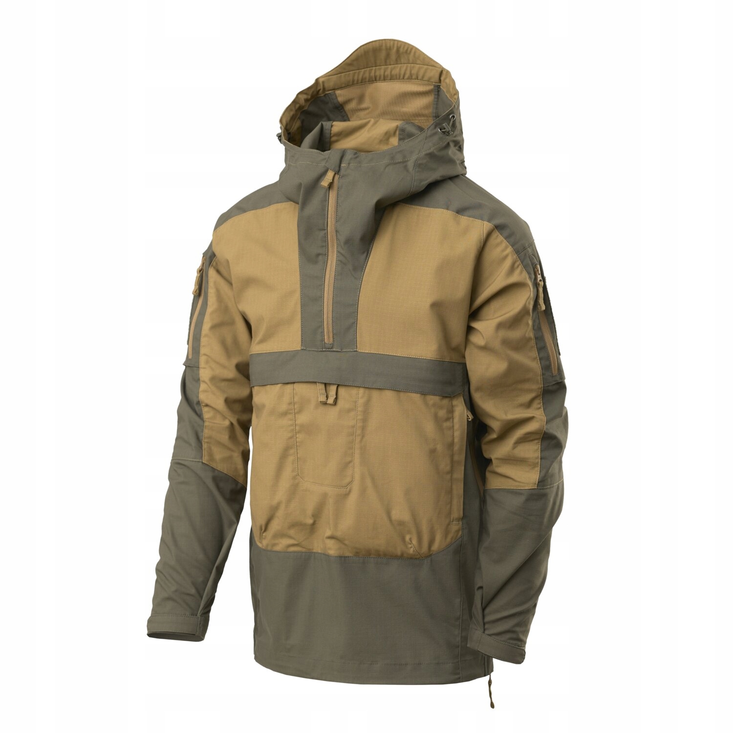 Bunda Tracer Anorak Polycotton Stretch Ripstop Coyote Taiga Green Xs