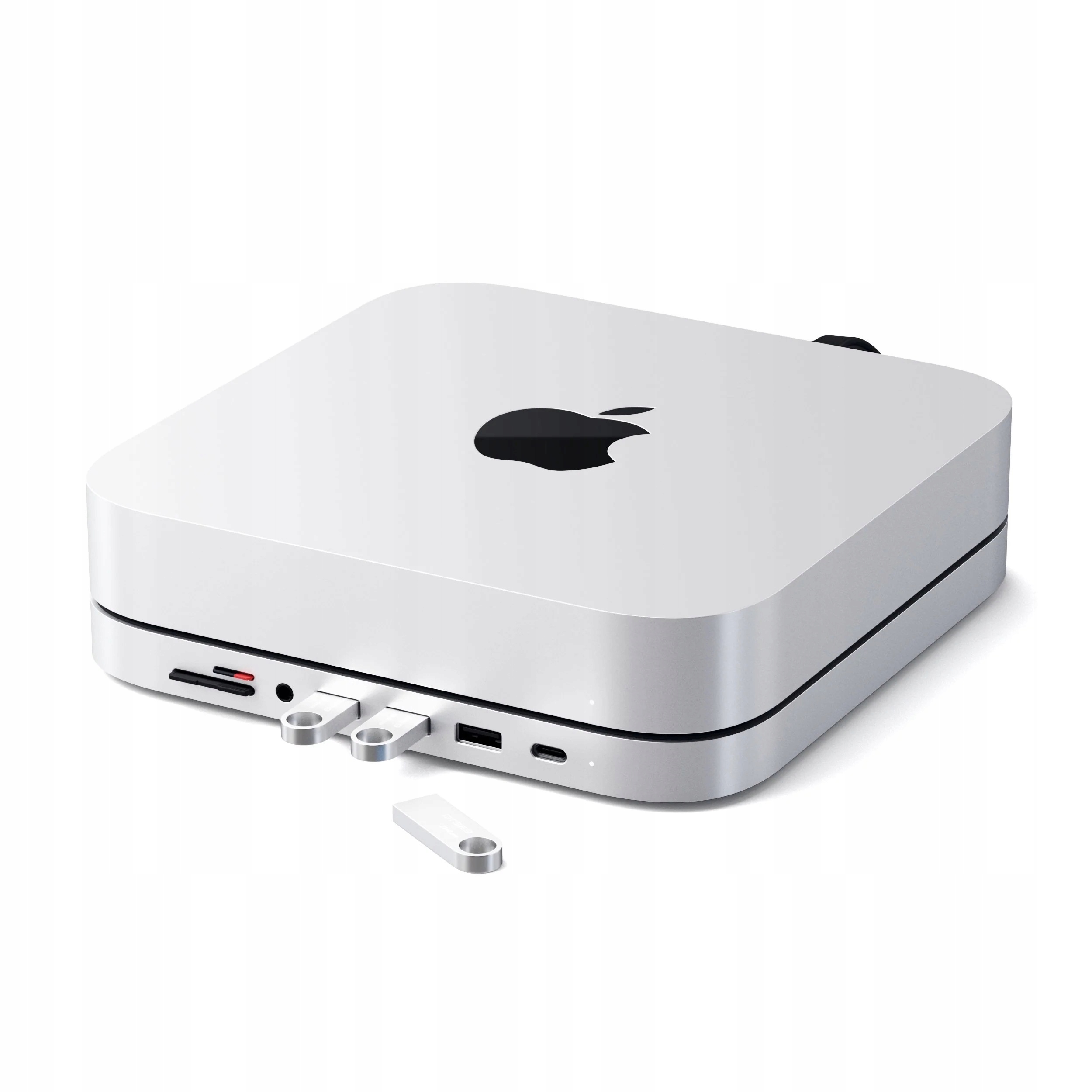 Satechi Hub do Mac Mini M2 Pro 2023, Usb-c, 3 x Usb-a, Micro/SD, Audio Jack