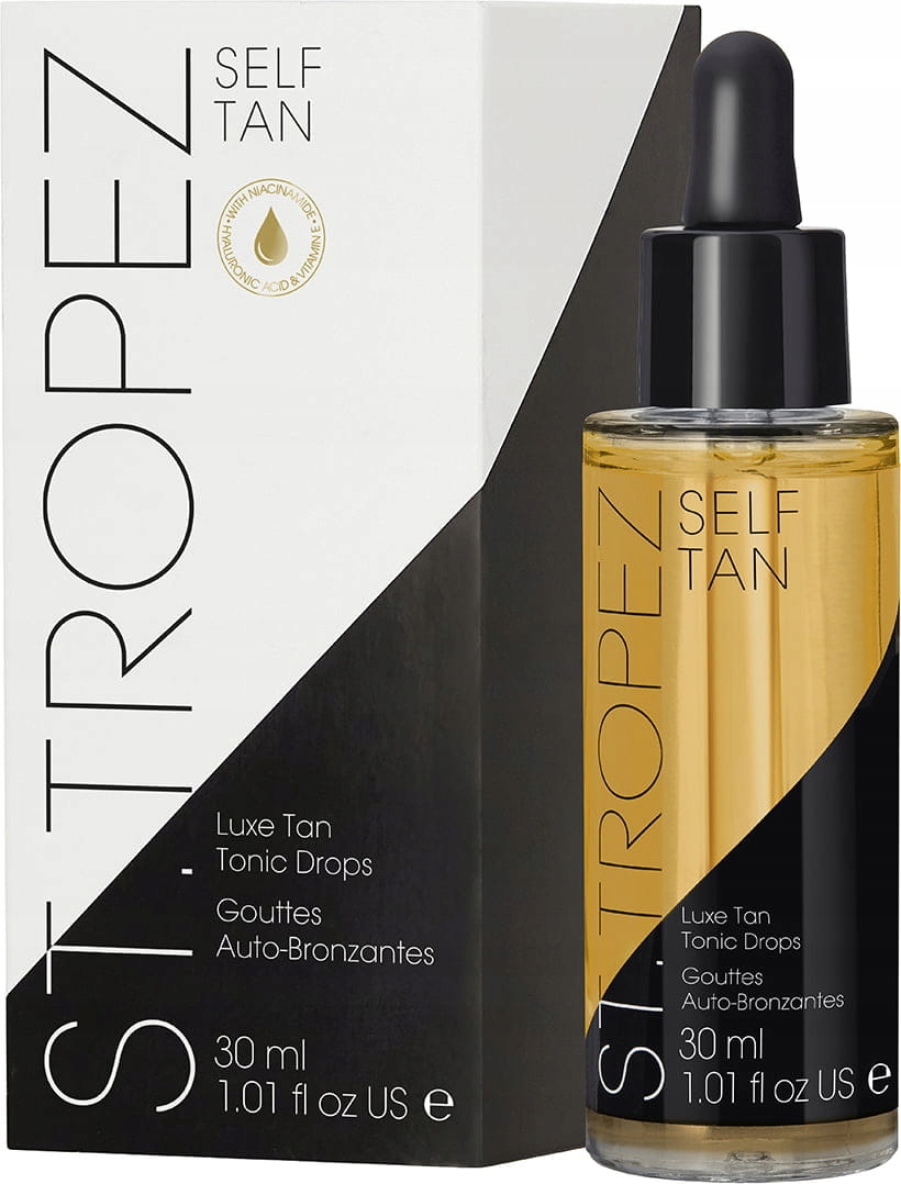 St. Tropez Luxe Tan Tonic Drops samoopalovací kapky na obličej a tělo 30 ml
