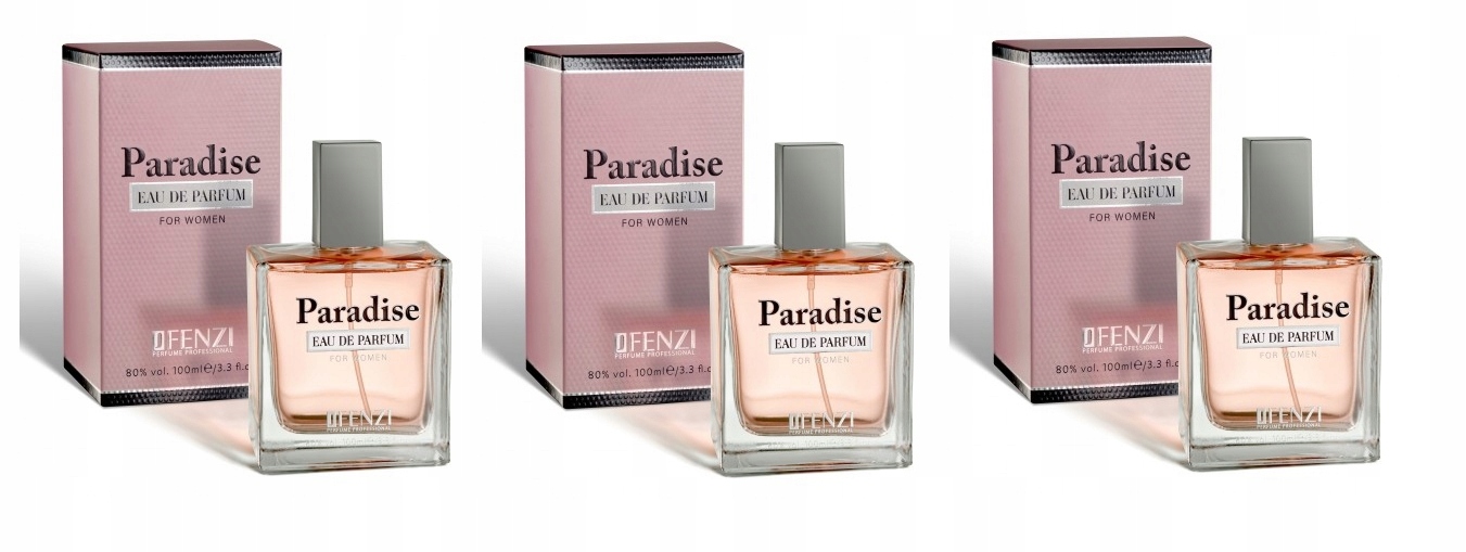 

JFenzi Paradise 3x100ml Edp Women Tester