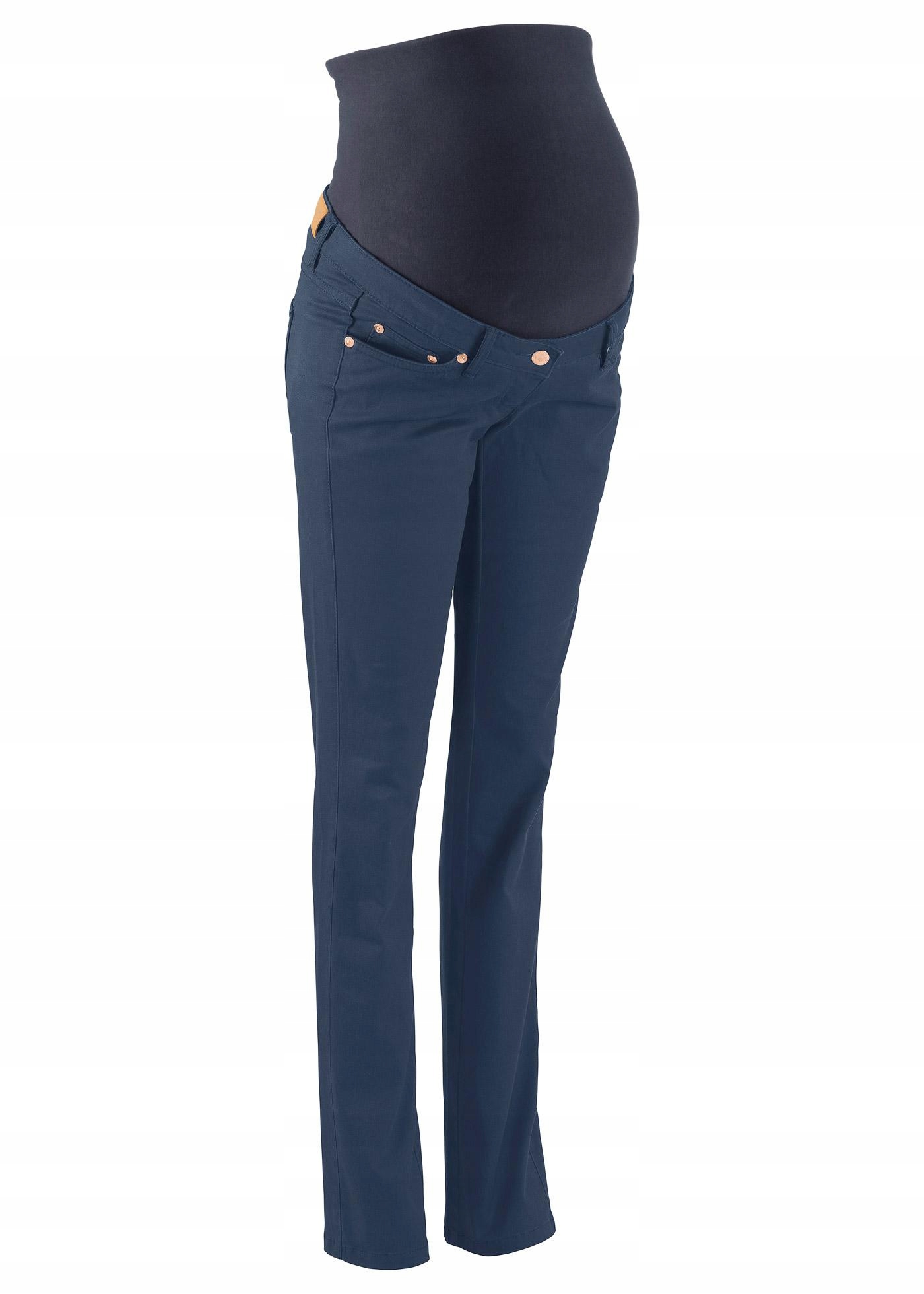 SPODNIE CIĄŻOWE GRANATOWE B.p.c S30 42 Rozmiar 42