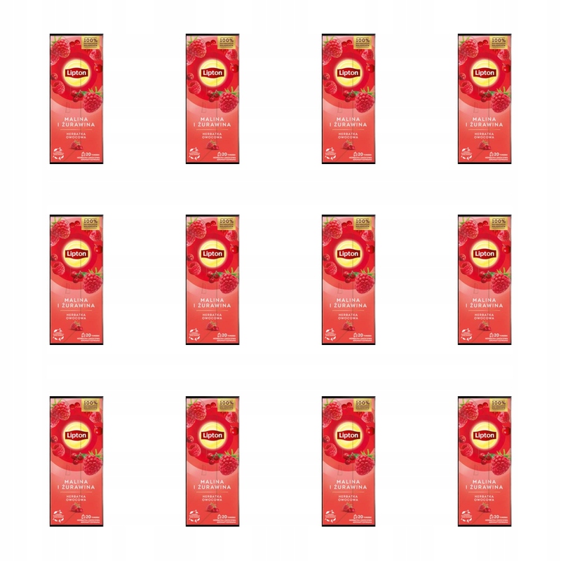 Lipton Fruit Malina a Brusinky 20TB X12