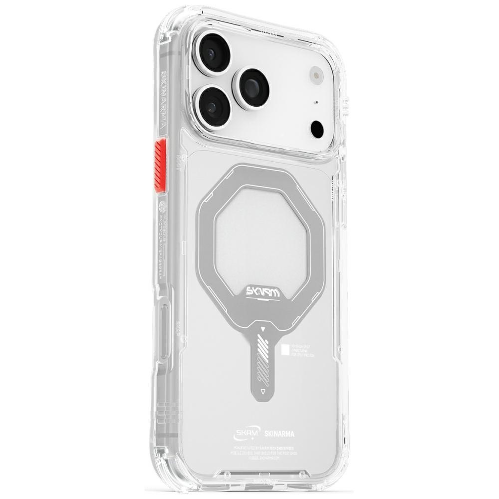 Pouzdro Skinarma Saido pro iPhone 17 Pro Max Magnetic Charging je průhledný
