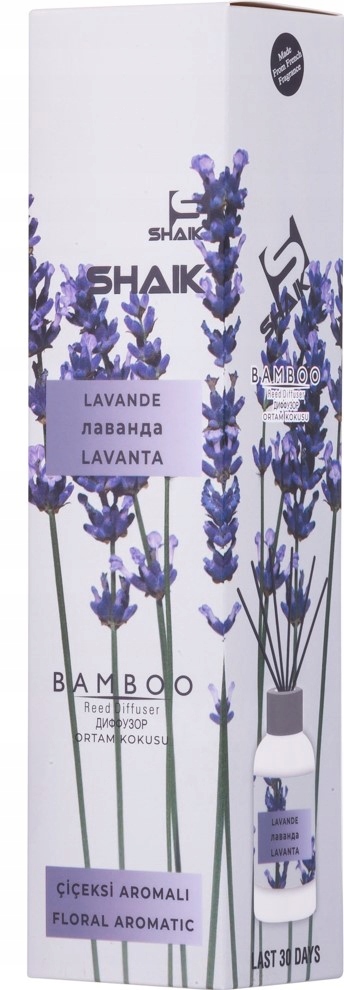 ZAPACH PATYCZKI ODŚWIEŻACZ POWIETRZA SHAIK Lawenda Rodzaj dyfuzor z patyczkiem