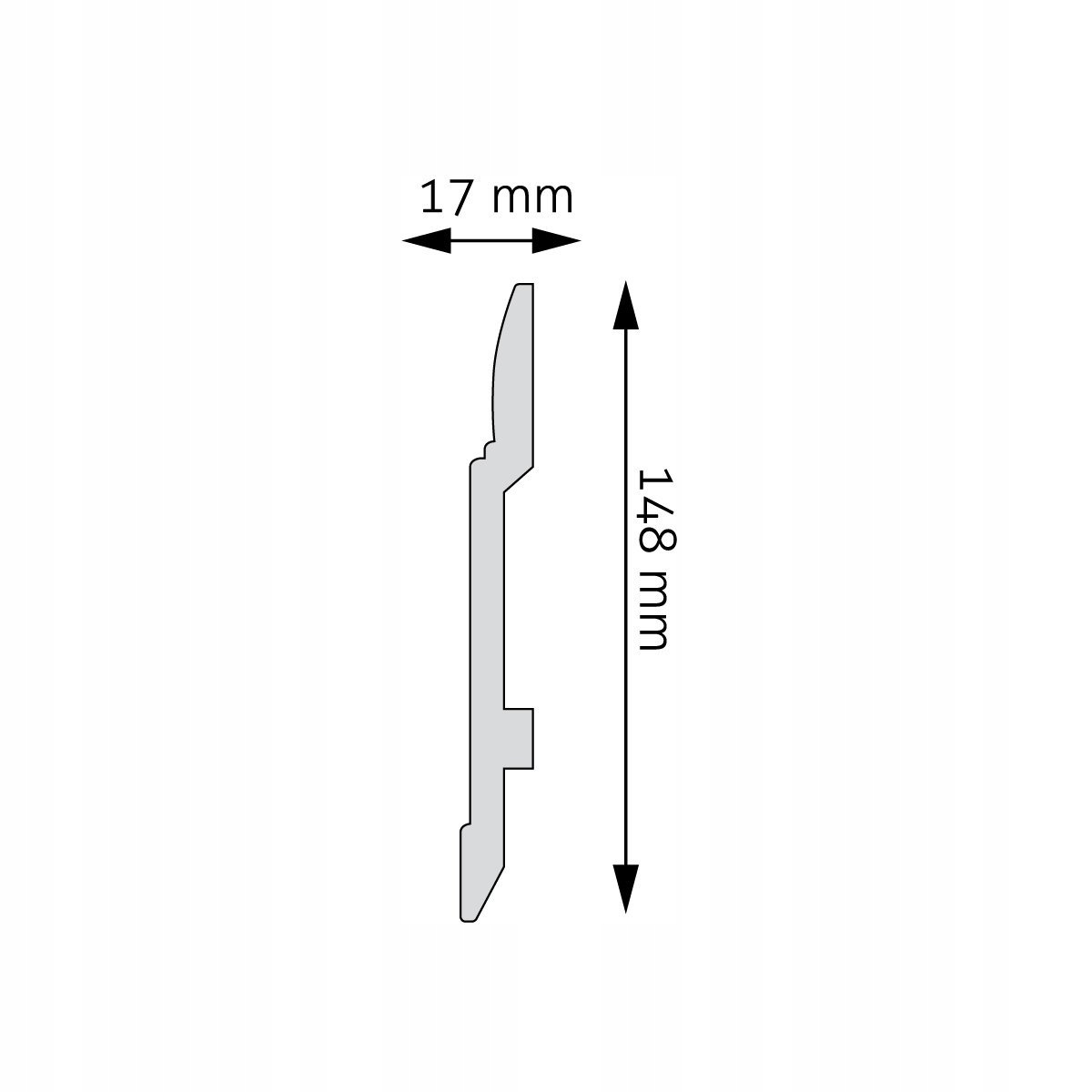 Listwa przypodłogowa LPC-25 Creativa by Cezar Marka Creativa by Cezar