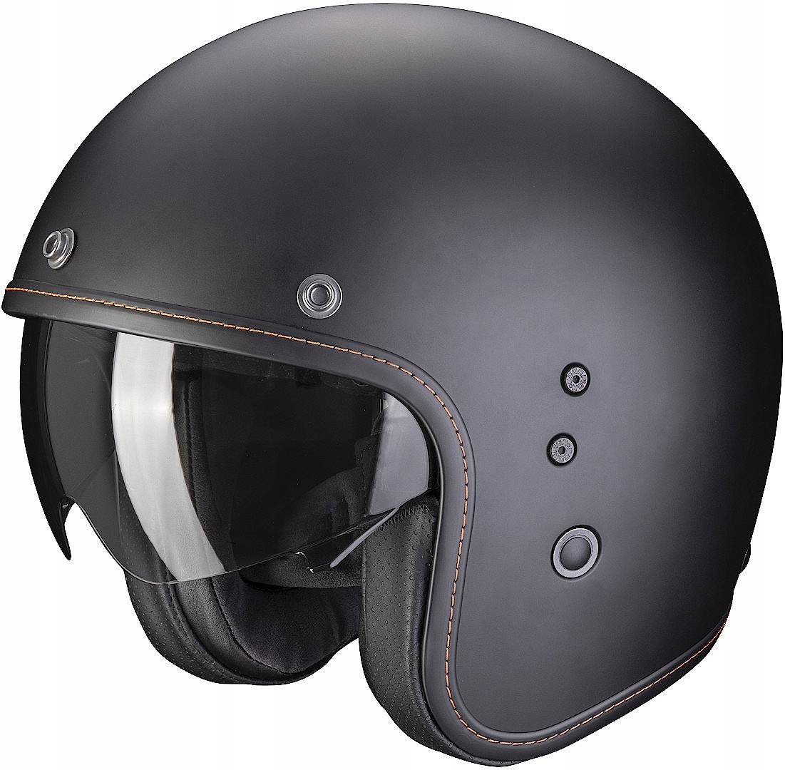 Otvorená motocyklová prilba Scorpion Belfast Evo Matt čierna 2XL