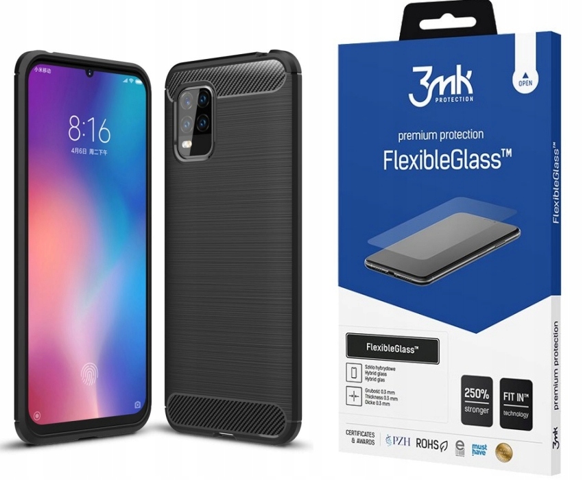 

Etui + Szkło 3MK Karbon Case Tpu Do MI 10 Lite