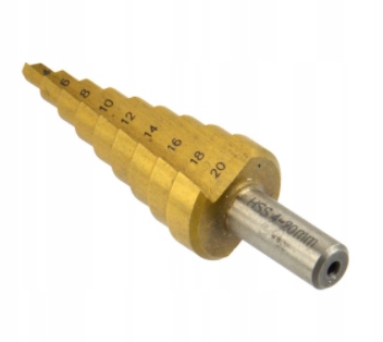 

Wiertło stożkowe, stopniowe 4-20mm G38505 Geko