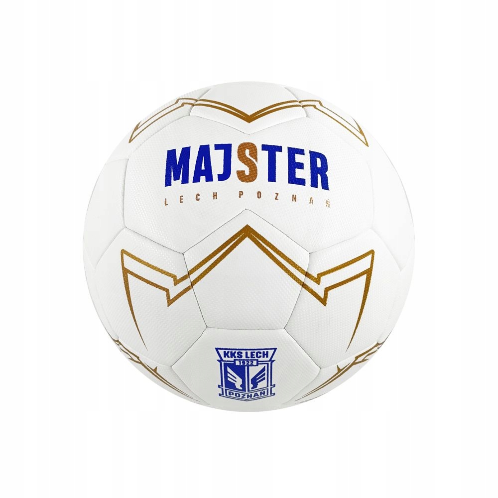 Piłka Majster Lech Poznań Biała Rozmiar 5