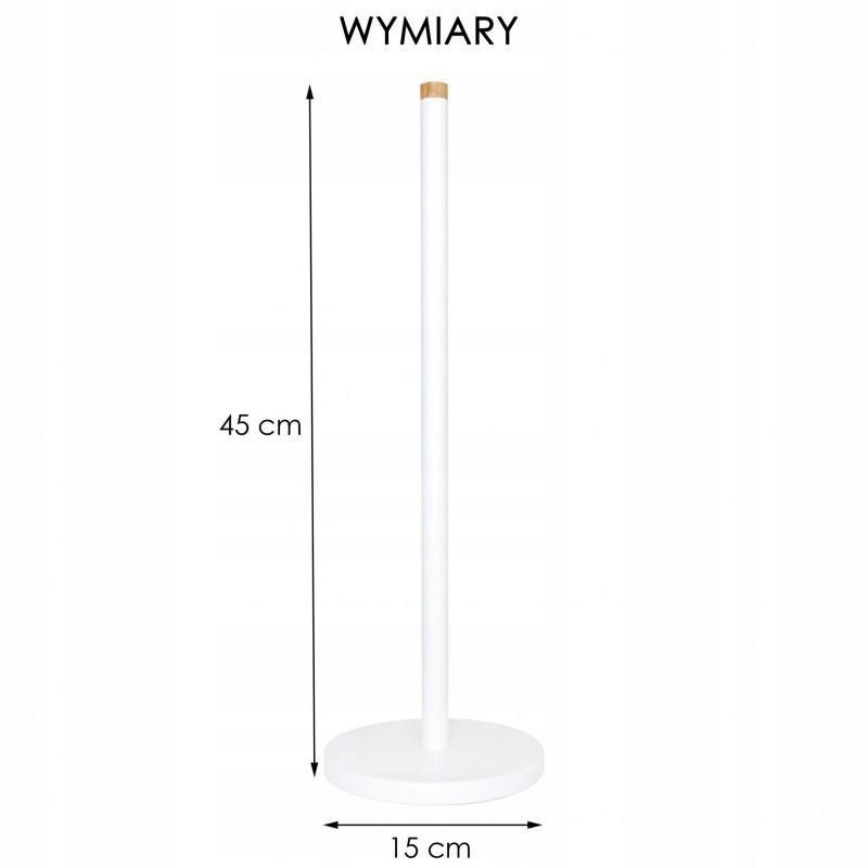 KOSZ NA ŚMIECI + STOKAJ NA PAPIER ZESTAW ŁAZIENKOWY Kolor biały odcienie brązu i beżu