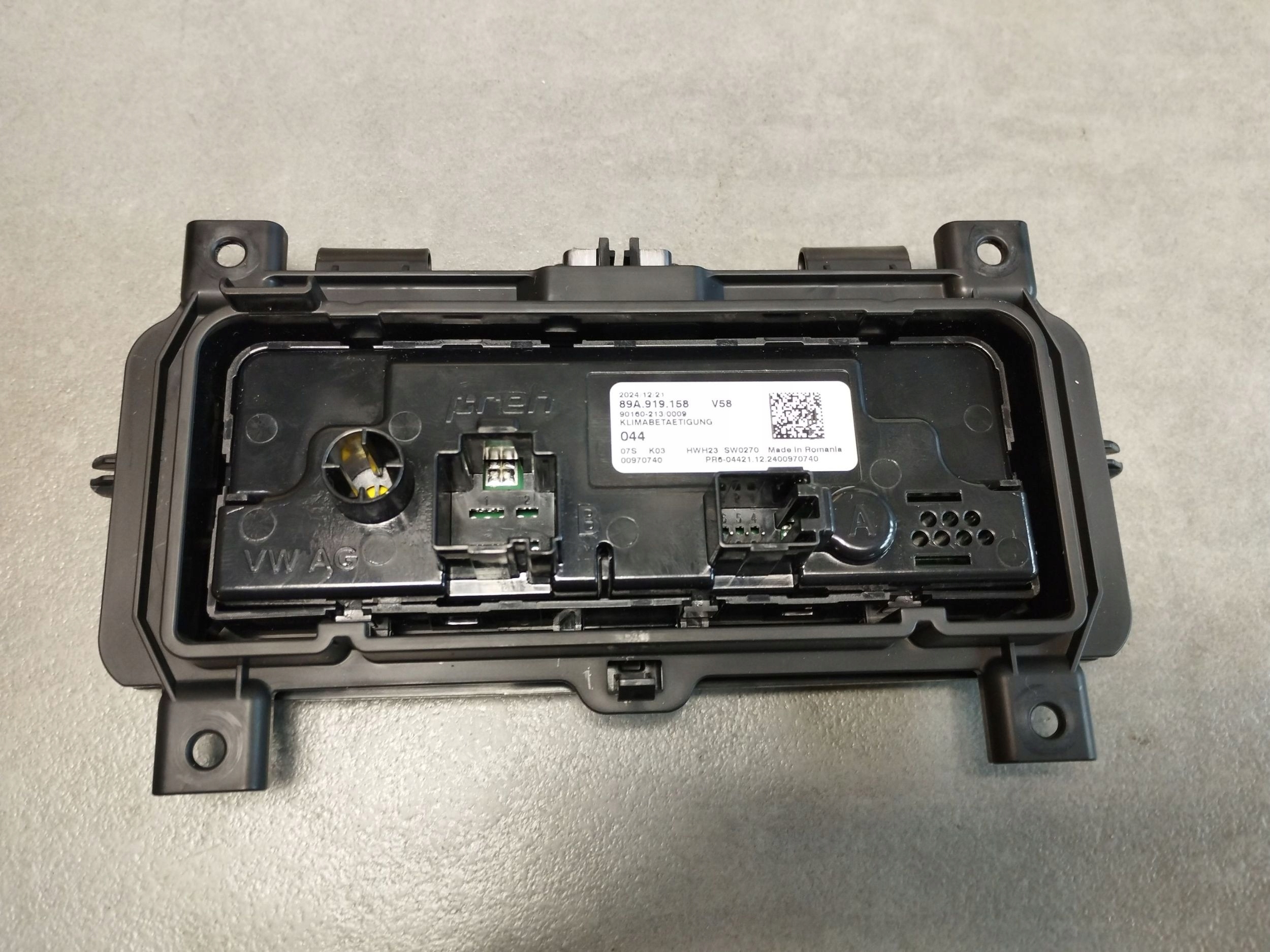 Audi A5 B10 Unite commande clima Arrière 89A919158