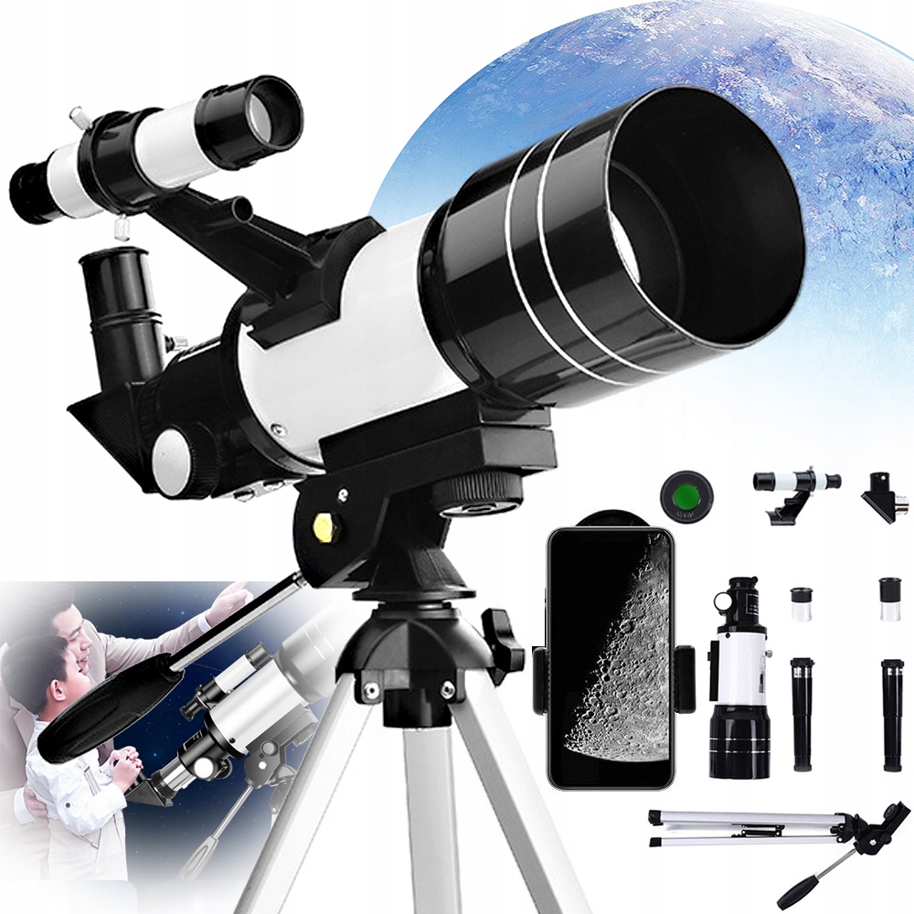 Astronomický Teleskop Hd Stargazing Dárky 150X S Nastavitelným Stativem