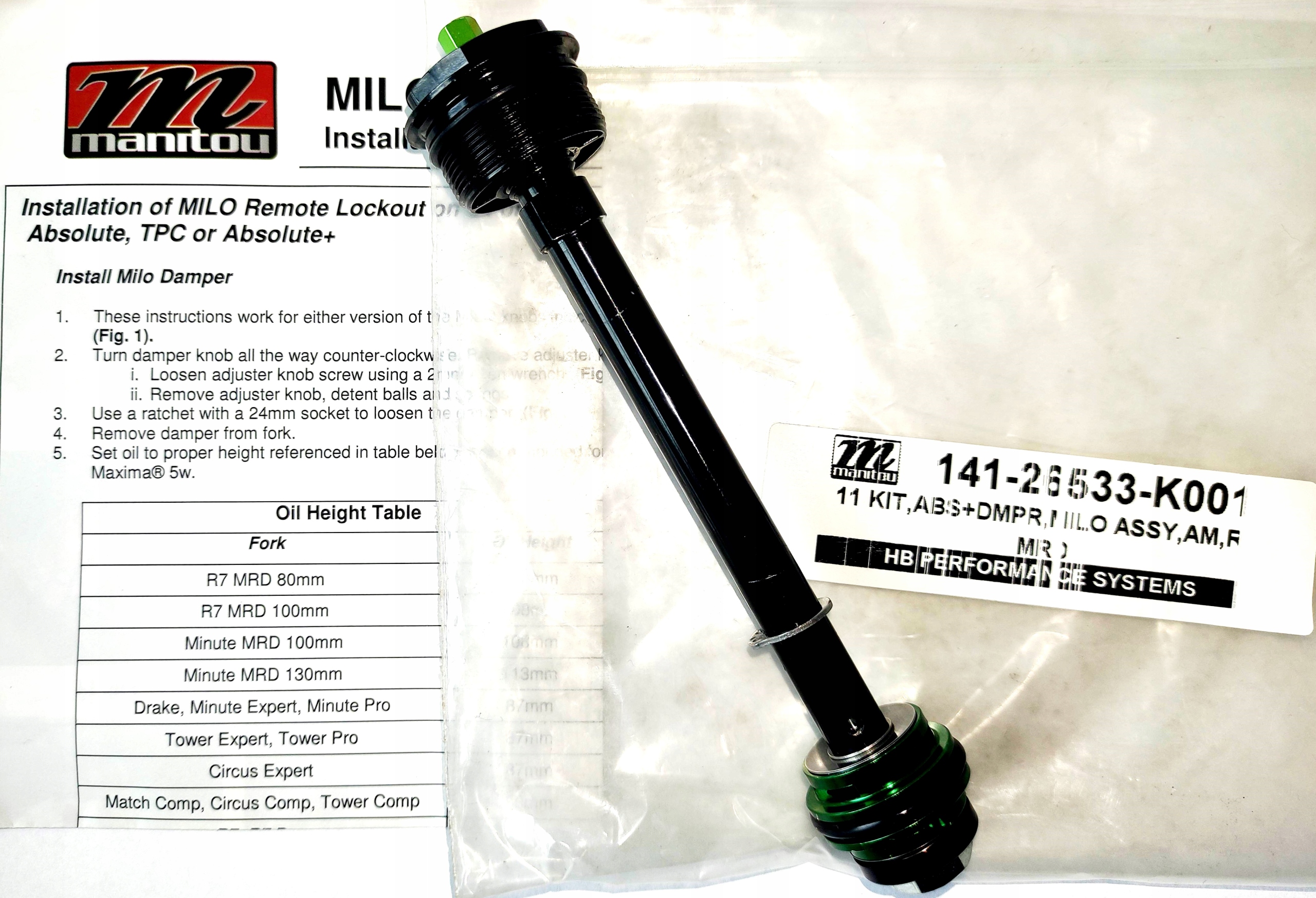 NOWY TŁUMIK AMORTYZATORA MANITOU MILO