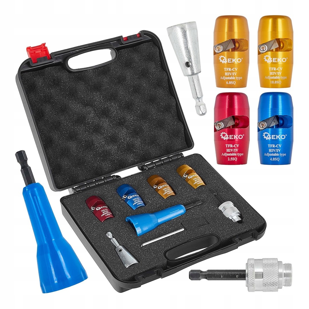 Stahováky izolace Komplet pro kroucení vodičů na šroubovák Geko Profi