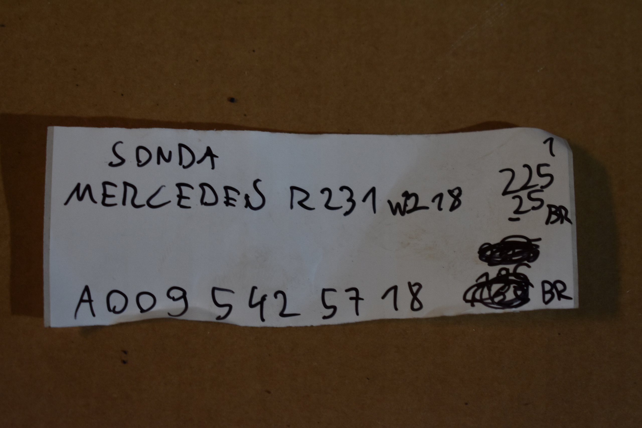 SONDA MERCEDES R231 W218 1