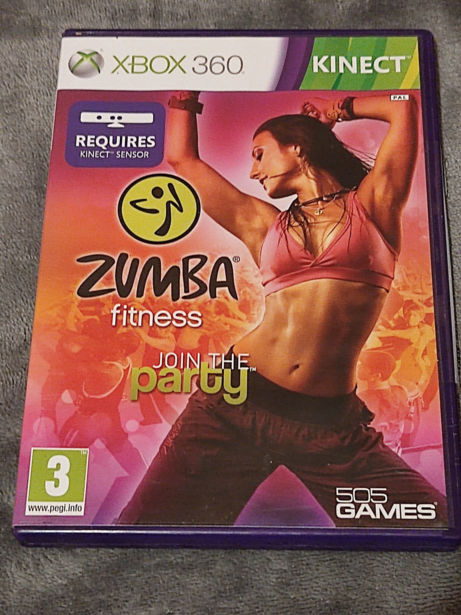 ZUMBA FITNESS CORE Party Your Abs Off + Kinect Adventures XBOX 360 GAMES  NEW 
