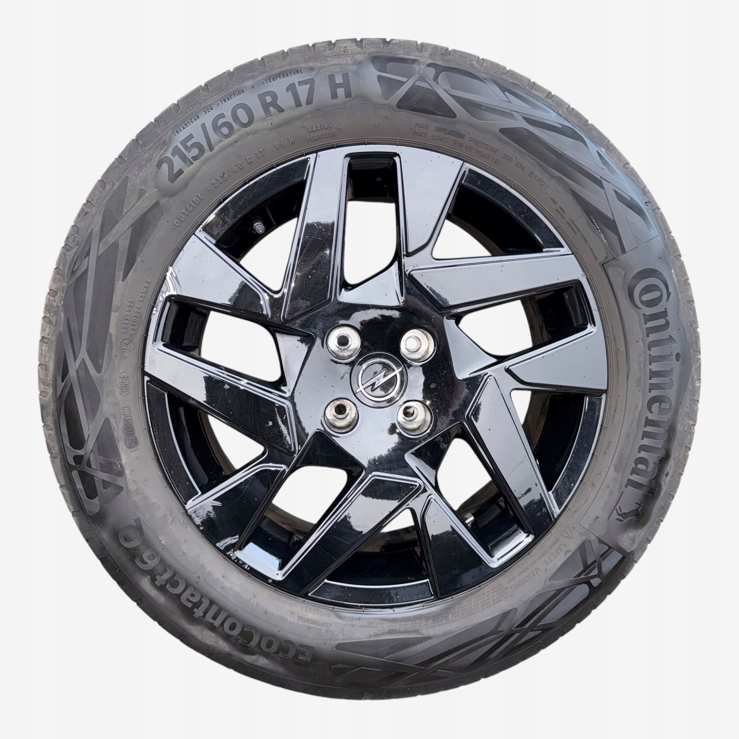 discs wheels tyres OPEL MOKKA CONTINENTAL 215/60/17" 5MM summer