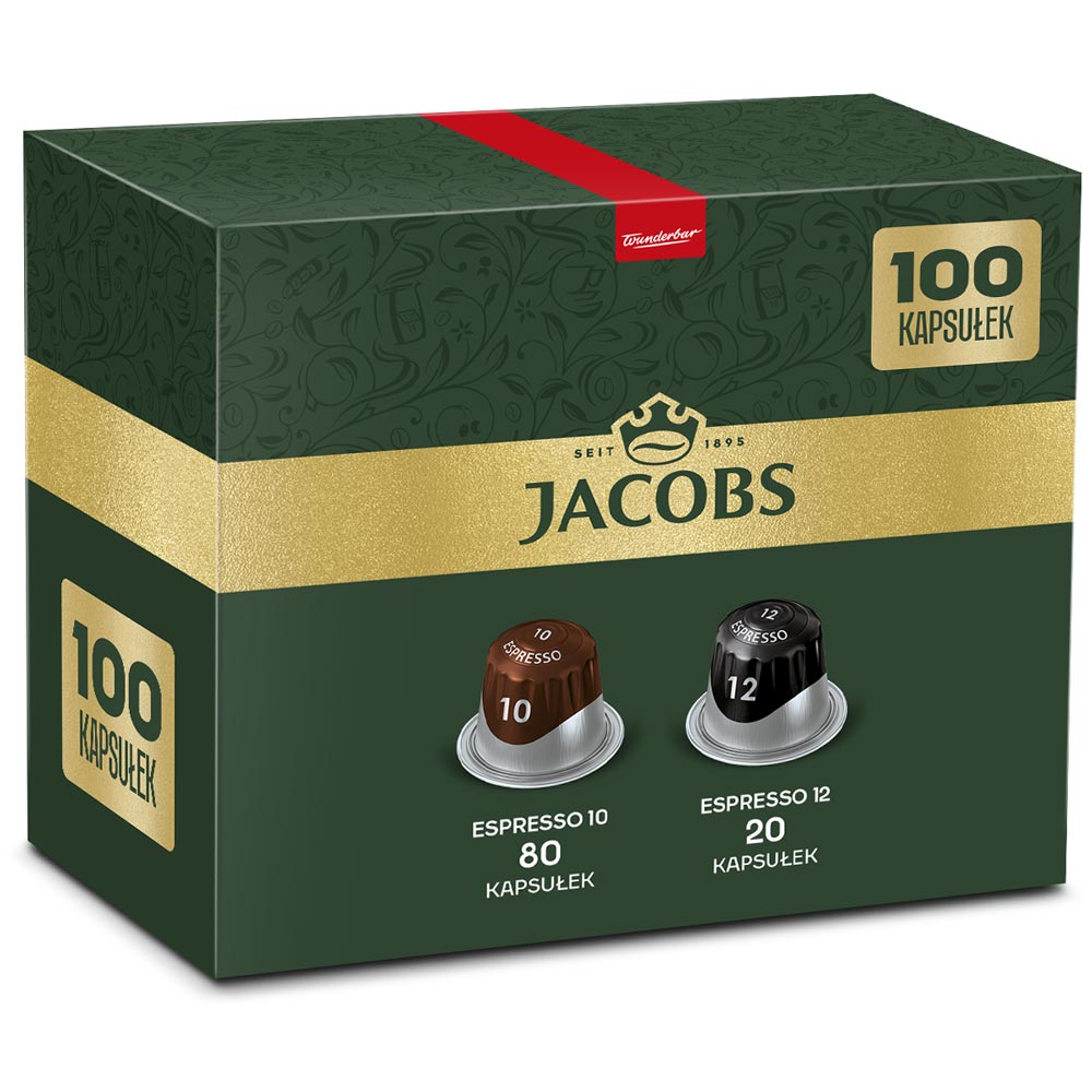 Kapsułki Jacobs Espresso 10, 12 kawa do Nespresso(r)* zestaw 9+1 Gratis!